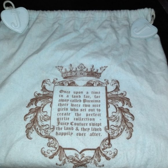 JUICY COUTURE GOLD LEATHER FLUFF HOBO HANDBAG PURSE**MAGNETIC CLOSURES**RARE! - Picture 11 of 12